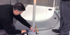 установка душевой кабины