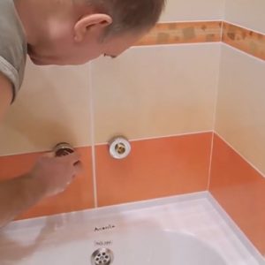 установка ванной