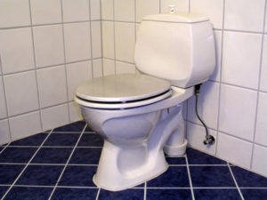 установка унитаза
